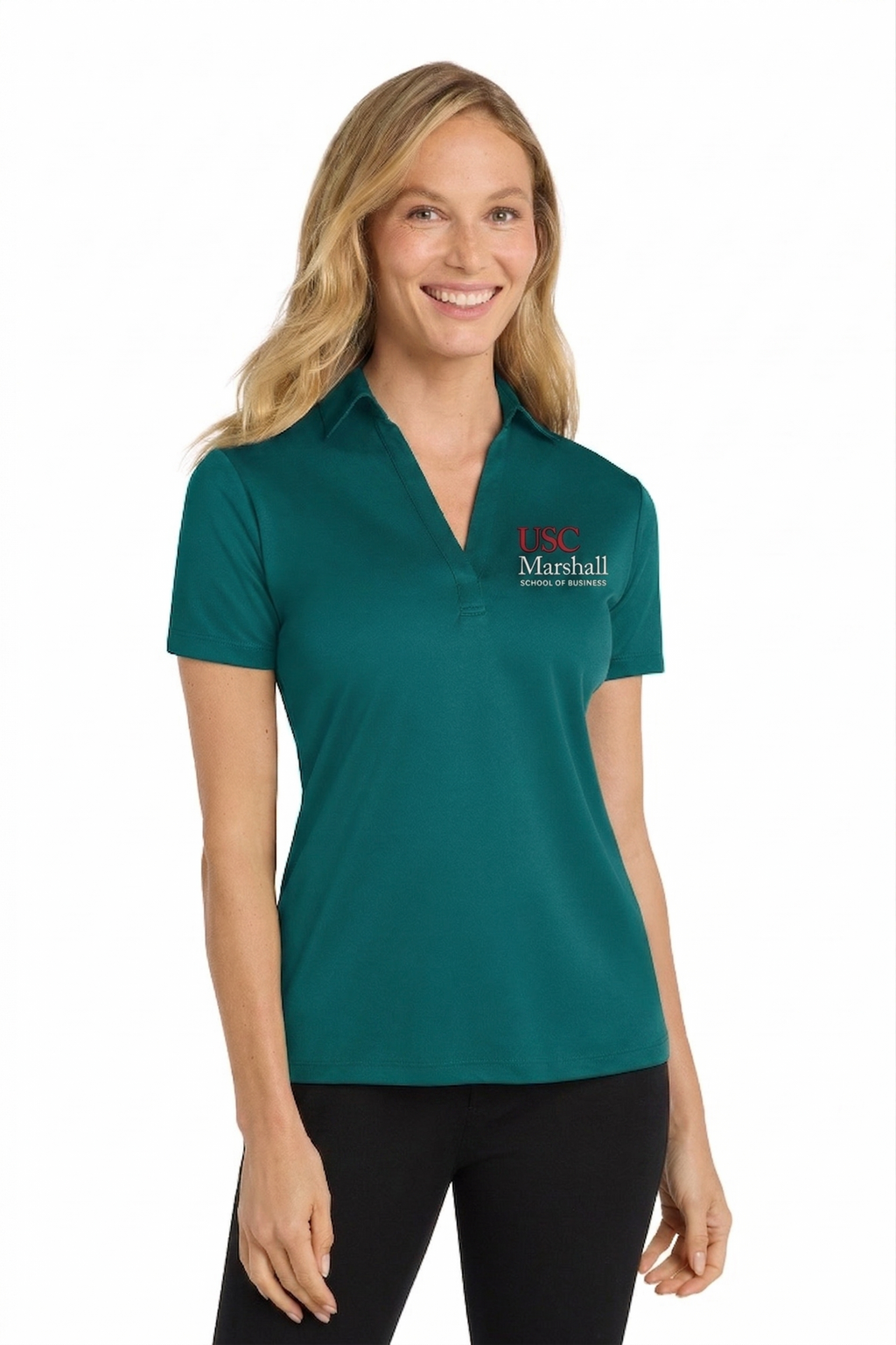 Marshall X Port Authority® Women's Silk Touch™ Performance Polo