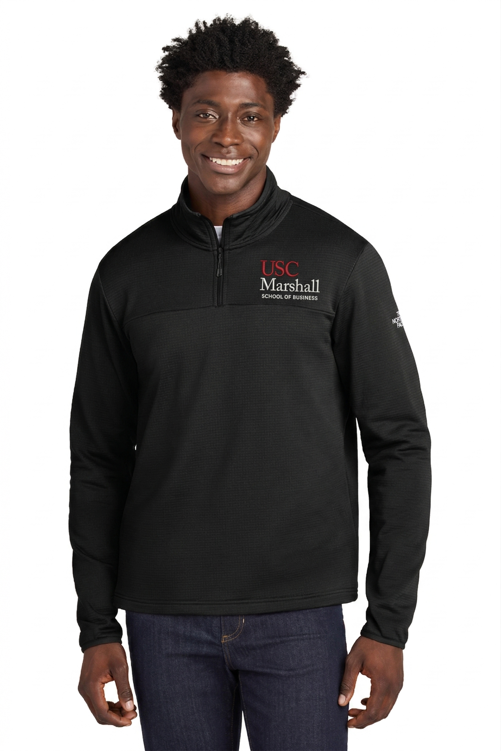 Marshall X The North Face® Men's Aim 1/4-Zip Fleece