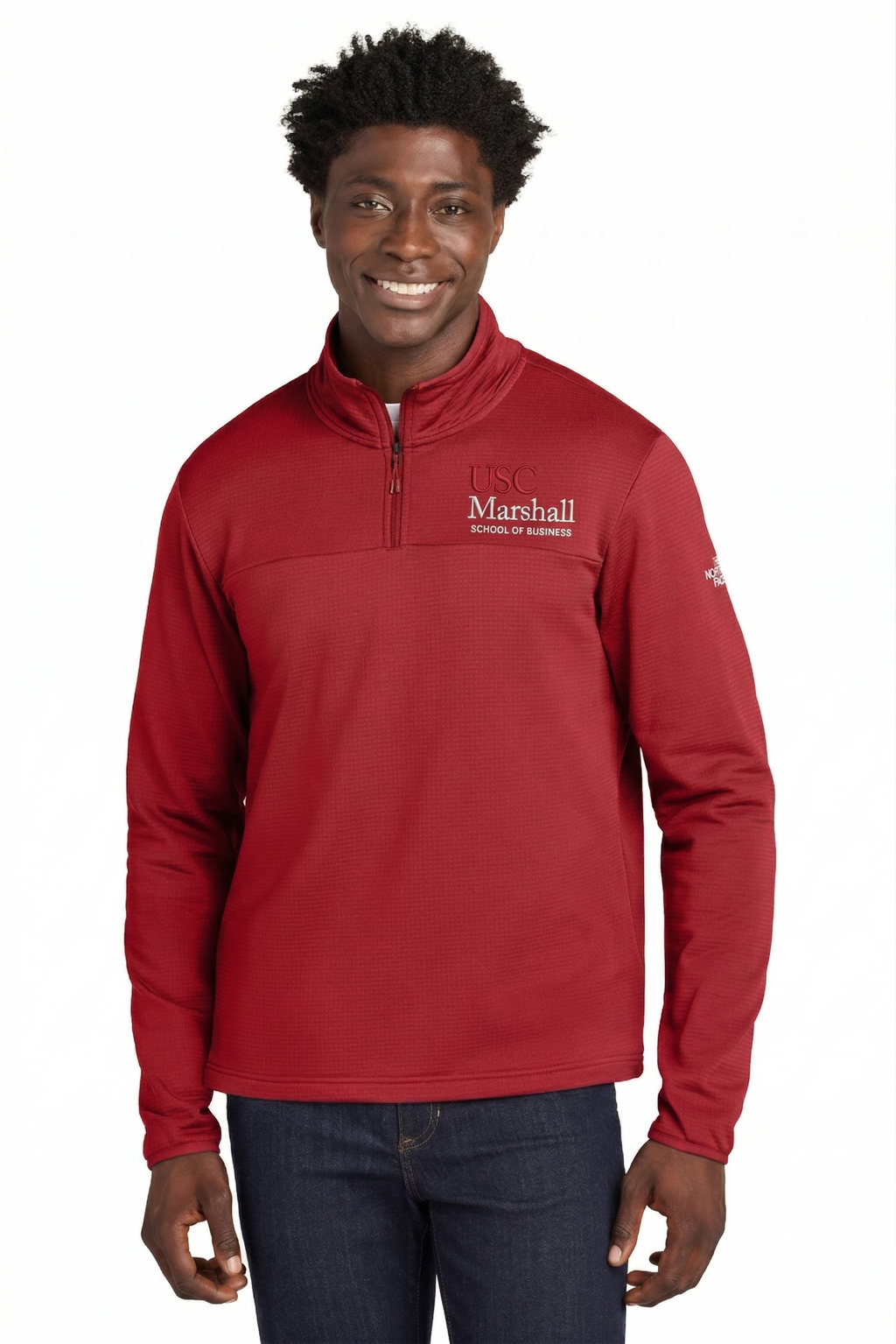 Marshall X The North Face® Men's Aim 1/4-Zip Fleece